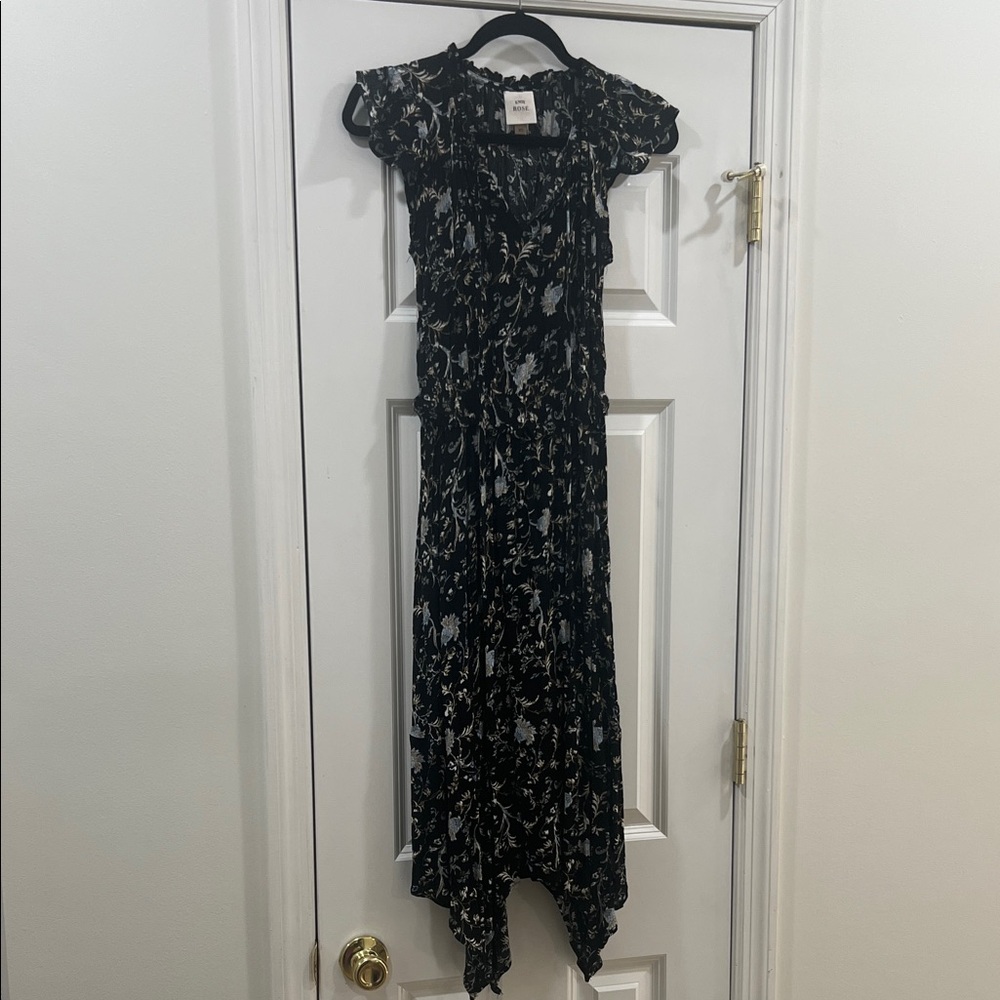 Knox Rose Floral Black and White Dress